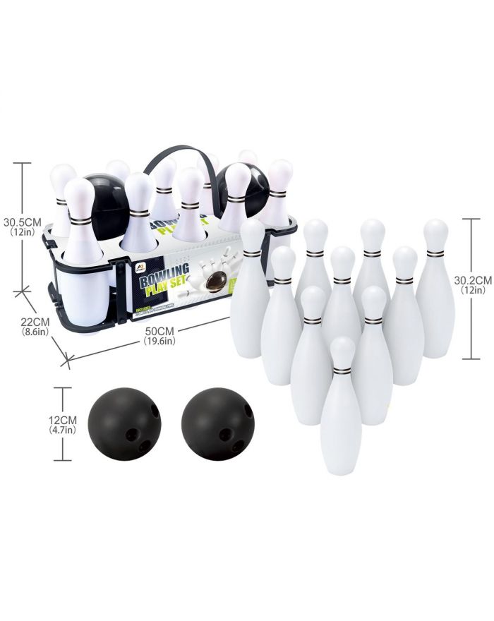 ZESTAW SPORTOWY DO GRY W KRĘGLE BOWLING PLAY SET 30CM