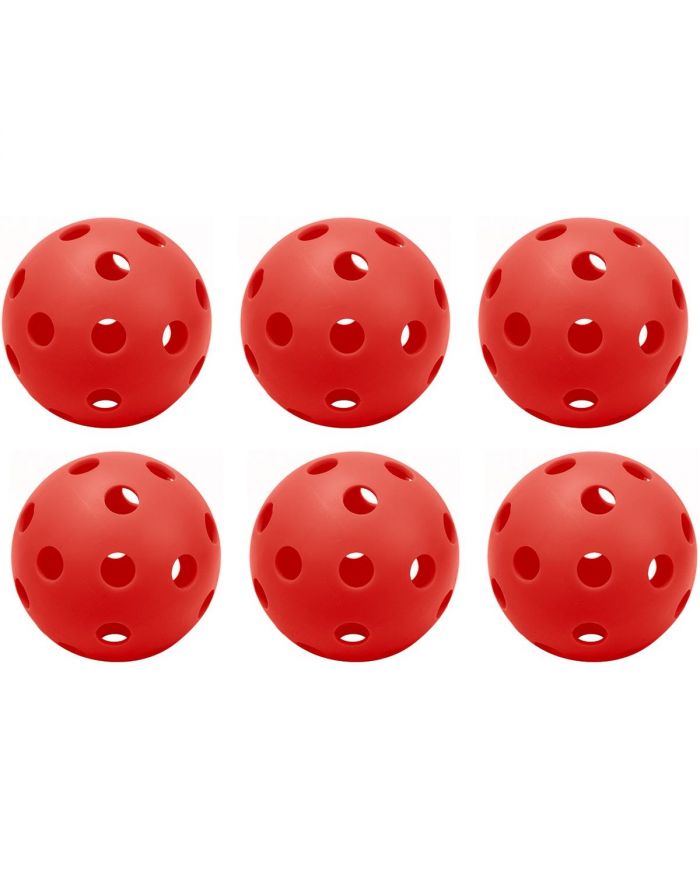 PIŁKA UNIHOC MECZOWA CZERWONA ENERO 6SZT