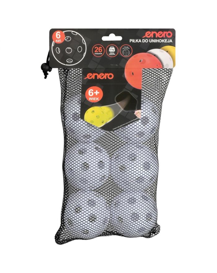 PIŁKA UNIHOC MECZOWA BIAŁA ENERO 6SZT