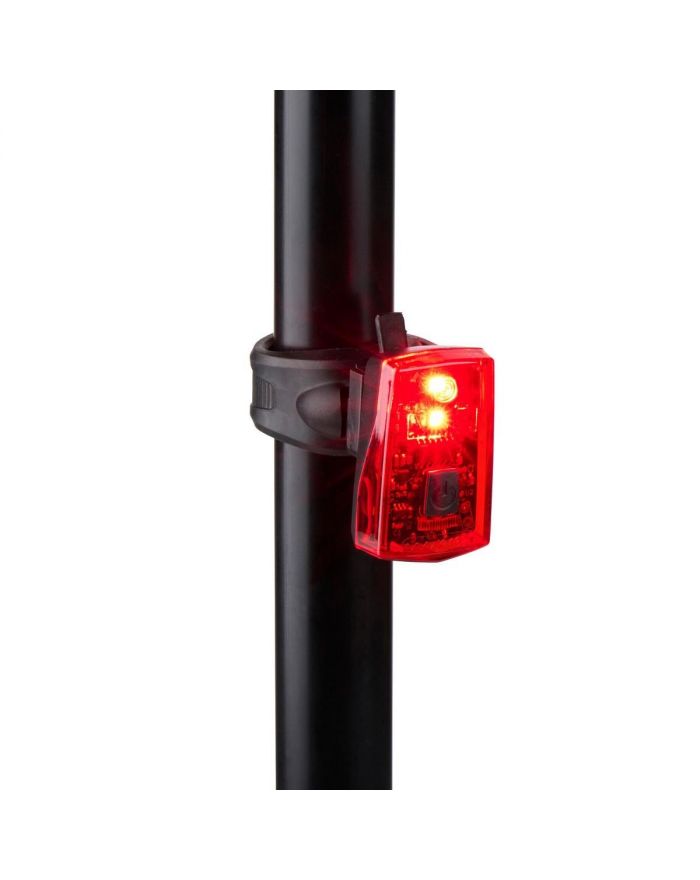 LAMPKA ROWEROWA NA TYŁ LED USB - C Z FUNKCJĄ STOP CERTYFIKAT DUNLOP