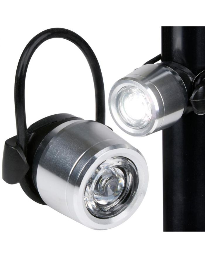 LAMPKA ROWEROWA PRZEDNIA ALUMINIOWA DUNLOP