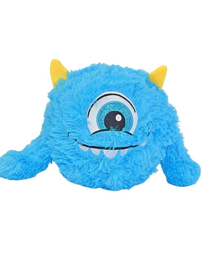 PIŁKA EMOJI 23CM Z RĄCZKAMI NIEBIESKA