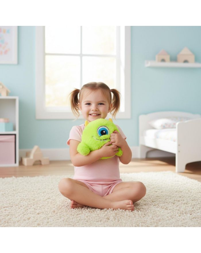 PIŁKA EMOJI 23CM Z RĄCZKAMI ZIELONA