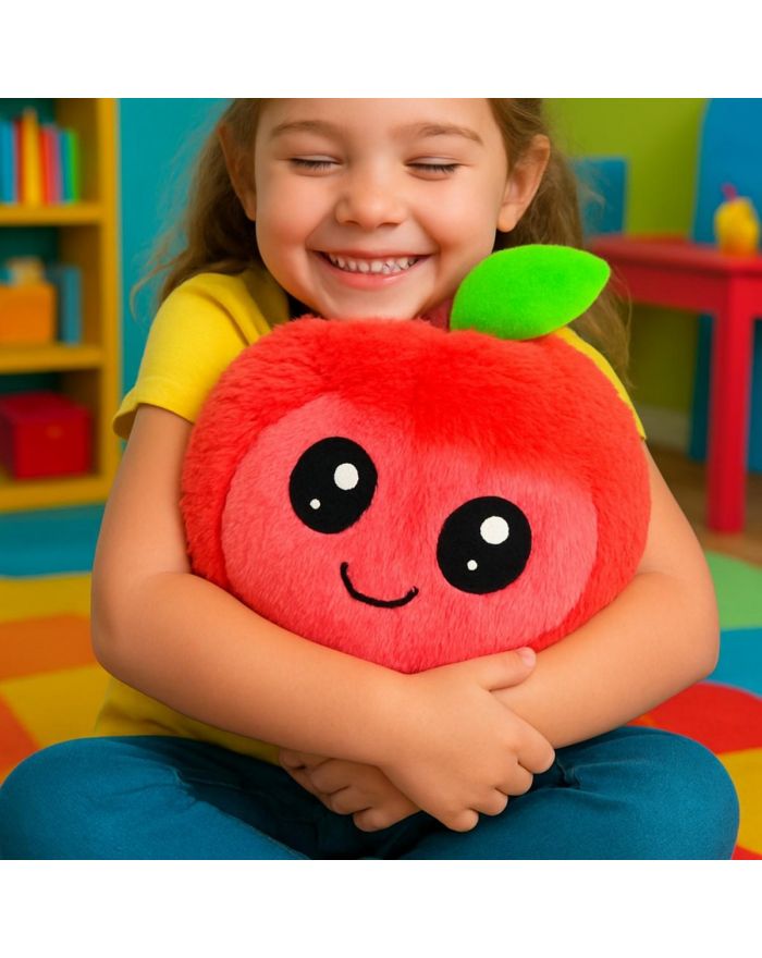 PIŁKA EMOJI 23CM OWOC CZERWONA