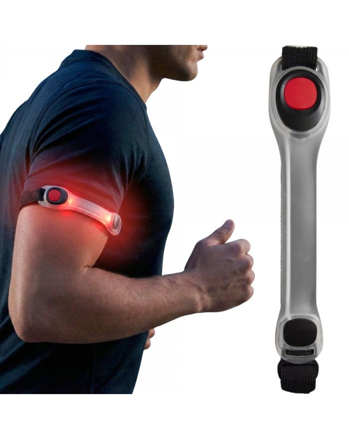 OPASKA ODBLASKOWA ŚWIECĄCA LED NA RĘKĘ LUB NOGĘ PURE 2 IMPROVE