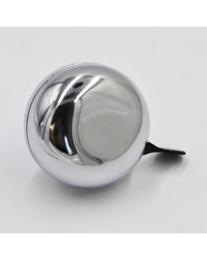 DZWONEK ROWEROWY RETRO 80x50MM SILVER XQMAX