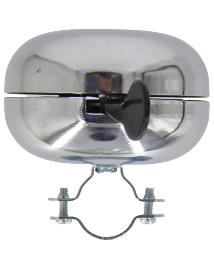 DZWONEK ROWEROWY RETRO 80x50MM SILVER XQMAX