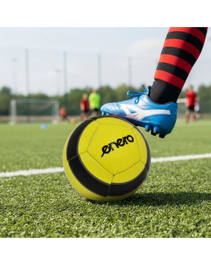 PIŁKA NOŻNA ENERO MINI 12 PANELI R.1 ŻÓŁTA