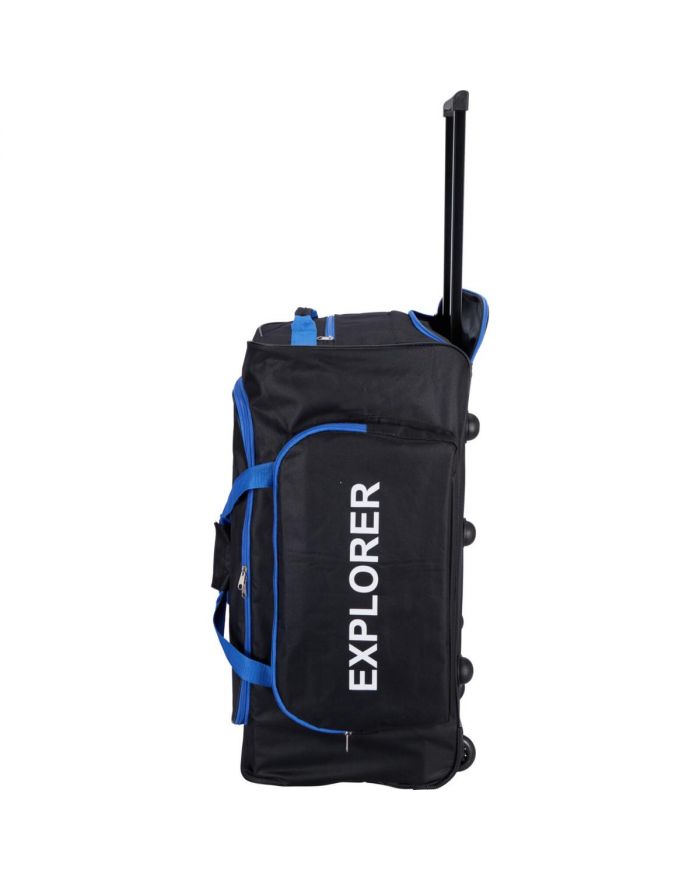 TORBA SPORTOWA PODRÓŻNA Z KÓŁKAMI PROWORLD CZARNA/ NIEBIESKA