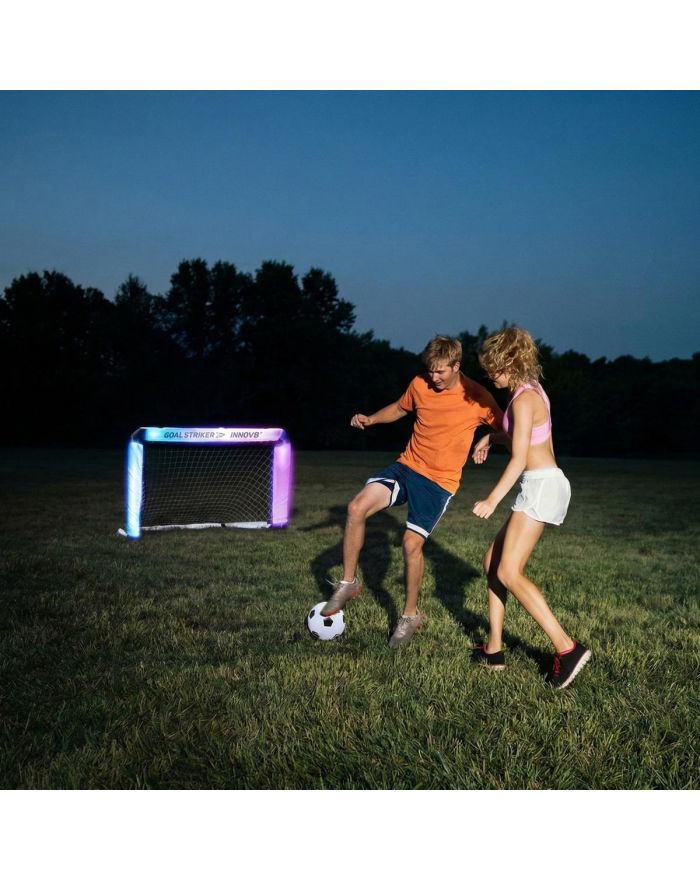 BRAMKA DO PIŁKI NOŻNEJ 78X50X55CM ŚWIECĄCA RGB ENERO