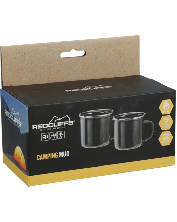 KUBEK TURYSTYCZNY 2SZT ALUMINIUM REDCLIFFS