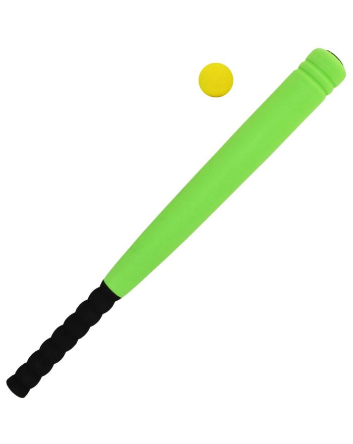 KIJ DO BASEBALLA JUNIOR 54CM Z PIŁKĄ SOFT ZIELONY