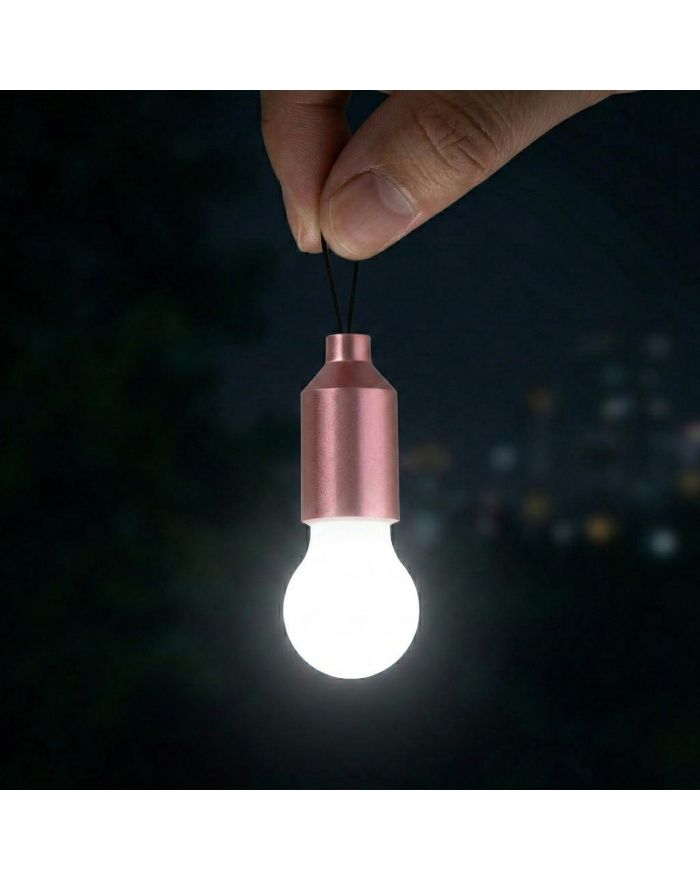 LATARKA TURYSTYCZNA LED WISZĄCA GRUNDIG RÓŻOWA