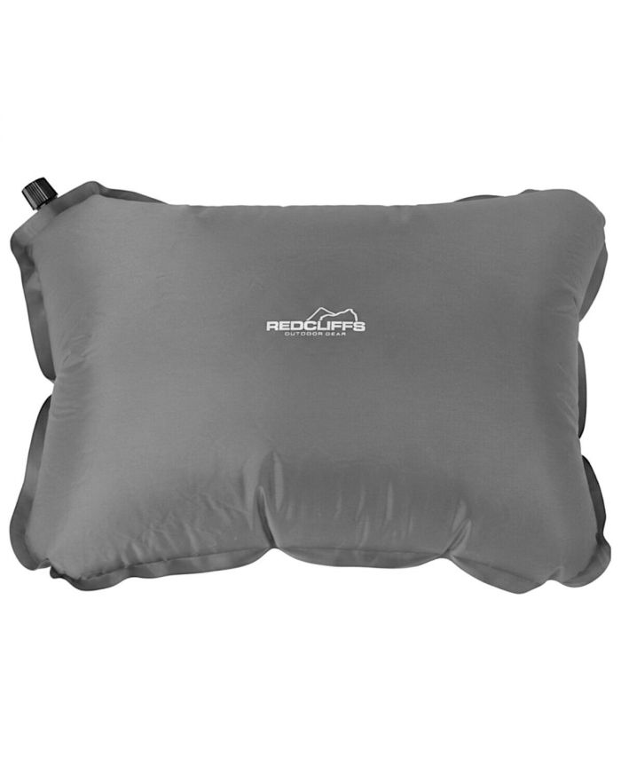PODUSZKA TURYSTYCZNA PODRÓŻNA SAMOPOMUJĄCA 40X30CM SZARA REDCLIFFS