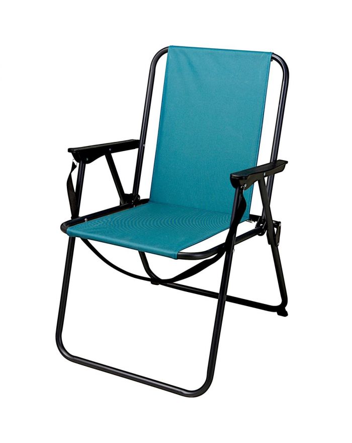 KRZESŁO TURYSTYCZNE Z PODŁOKIETNIKAMI SKŁADANE MORSKI REDCLIFFS