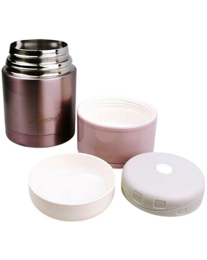 TERMOS OBIADOWY MAESTRO MR-1636-80 0,6L RÓŻOWY