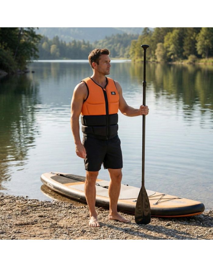 KAMIZELKA NEOPRENOWA ASEKURACYJNA SUP XQMAX R.M ORANGE/ BLACK