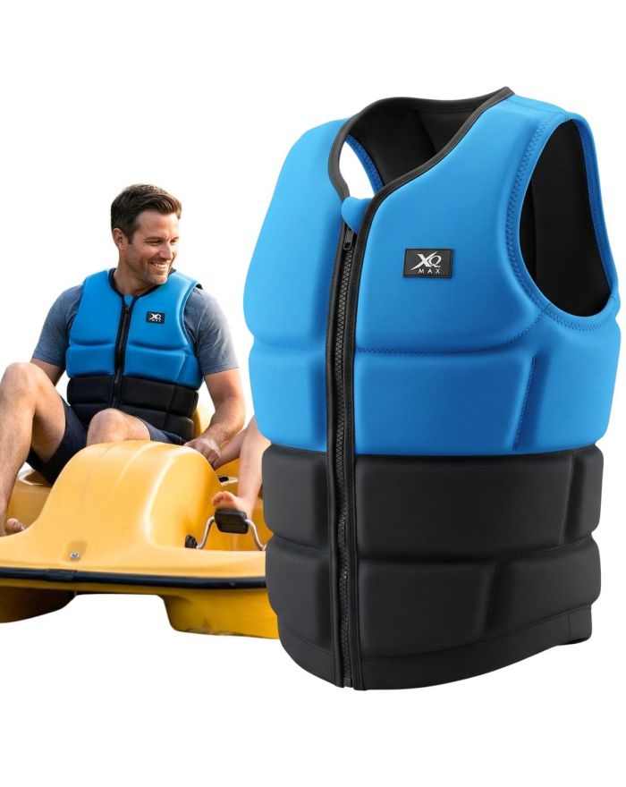 KAMIZELKA NEOPRENOWA ASEKURACYJNA SUP XQMAX R.M BLUE/ BLACK