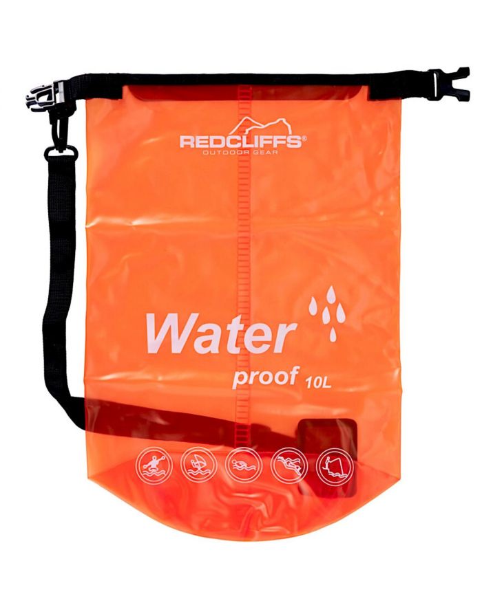WOREK TURYSTYCZNY WODOSZCZELNY 10L POMARAŃCZOWY REDCLIFFS