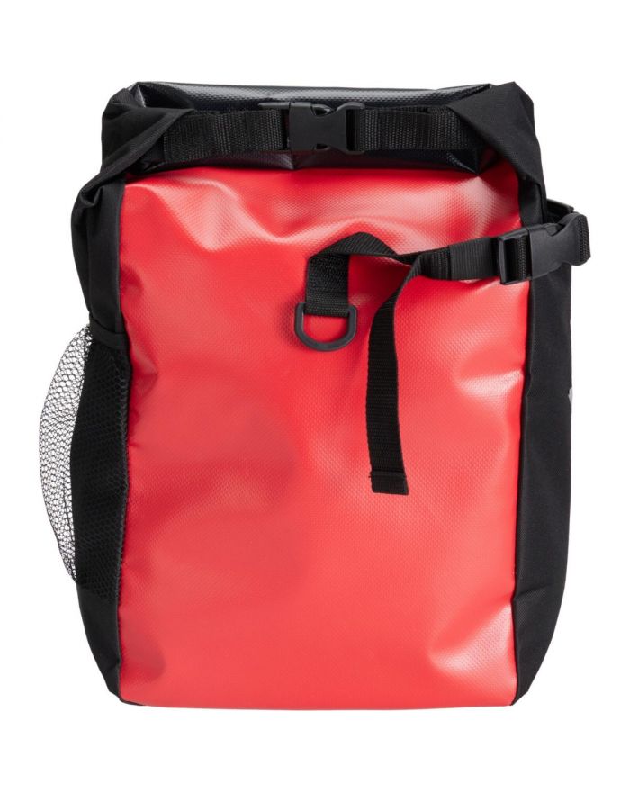SAKWA TORBA ROWEROWA WODOSZCZELNA TYLNA NA BAGAŻNIK CZERWONA 13,5L XQMAX PRO