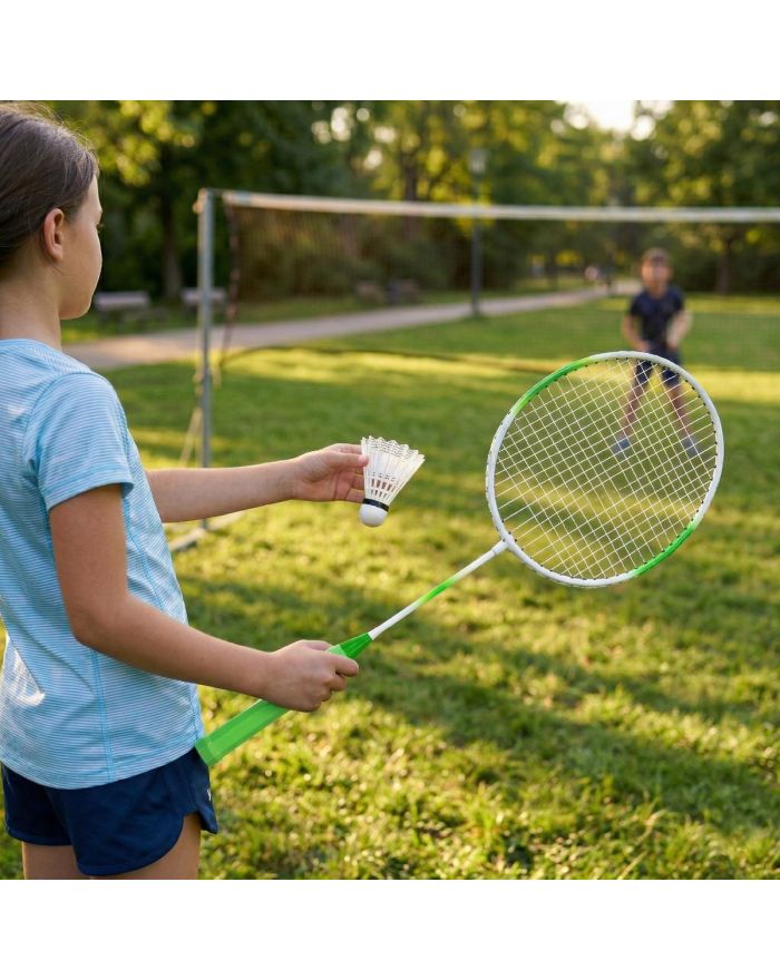 ZESTAW DO BADMINTONA ZIELONY EDDY TOYS