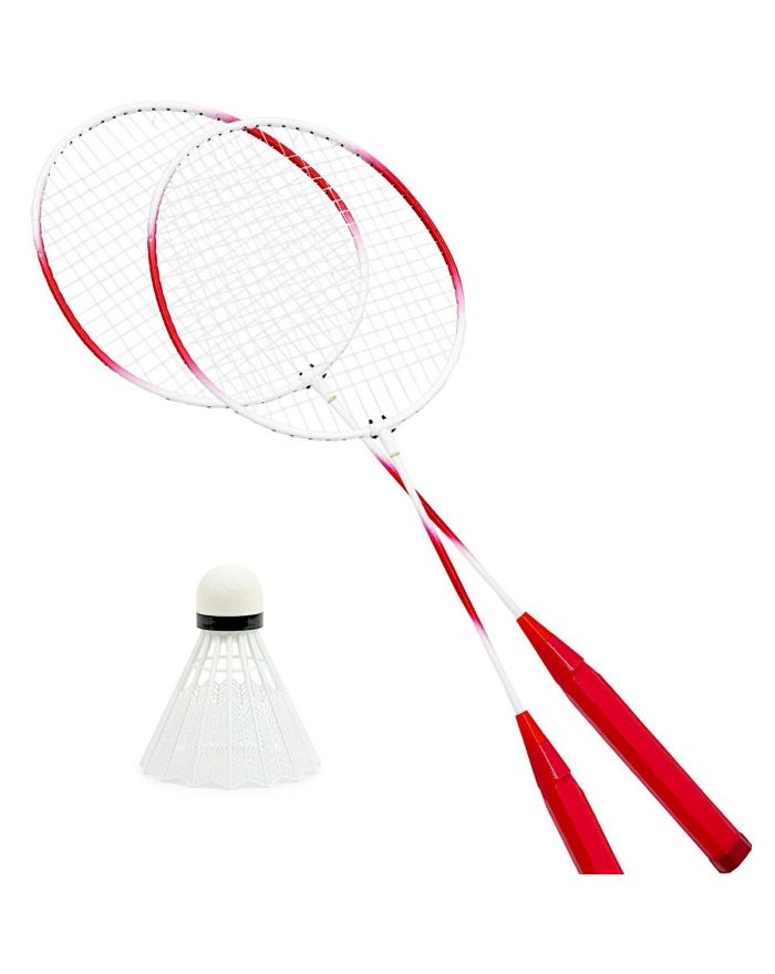 ZESTAW DO BADMINTONA CZERWONY EDDY TOYS