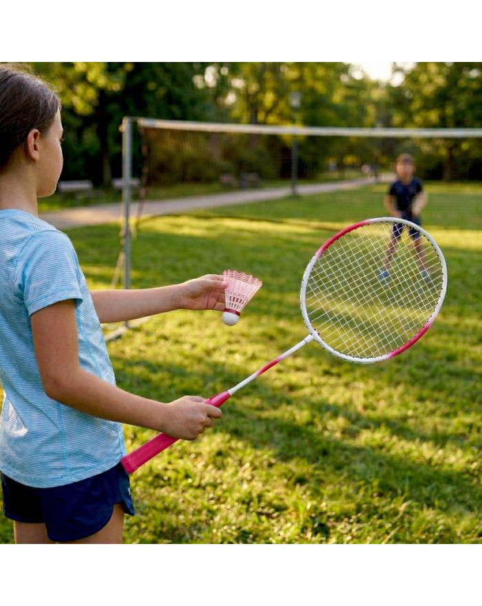 ZESTAW DO BADMINTONA CZERWONY EDDY TOYS