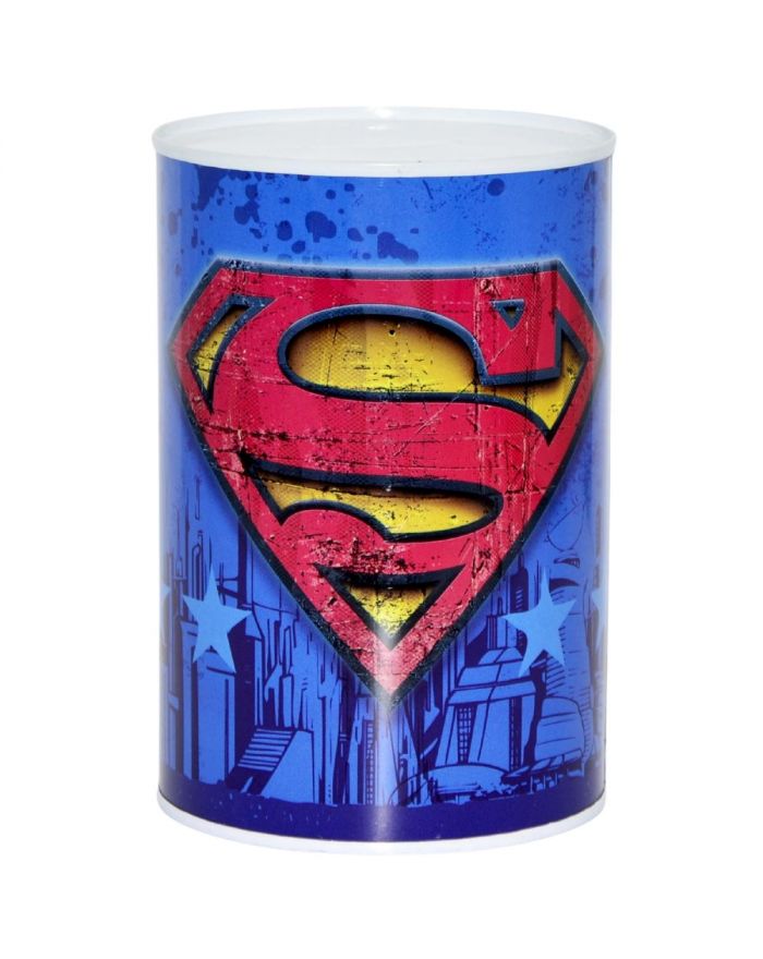 SKARBONKA METALOWA SUPERMAN 10x15CM