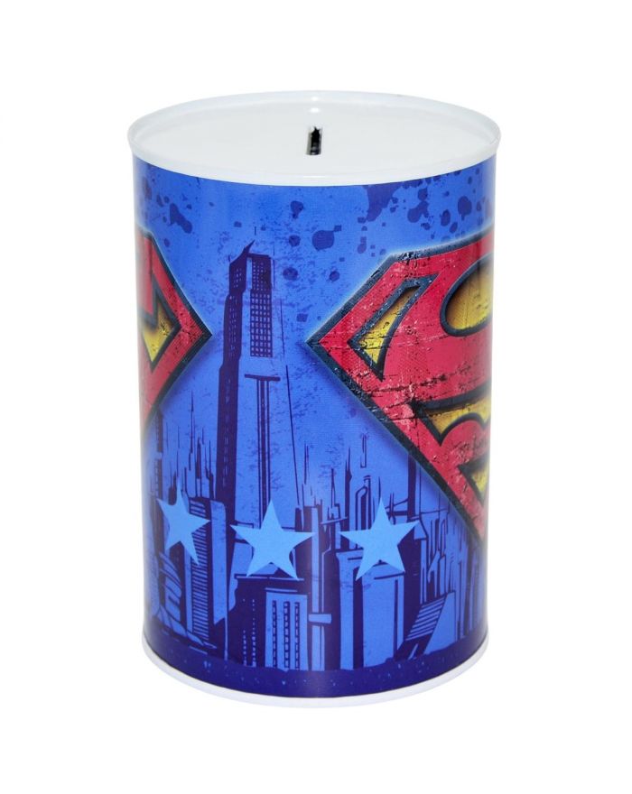 SKARBONKA METALOWA SUPERMAN 10x15CM
