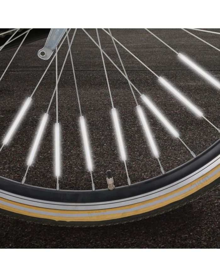 ODBLASKI NA SZPRYCHY RURKI ODBLASKOWE ROWEROWE 18SZT DUNLOP