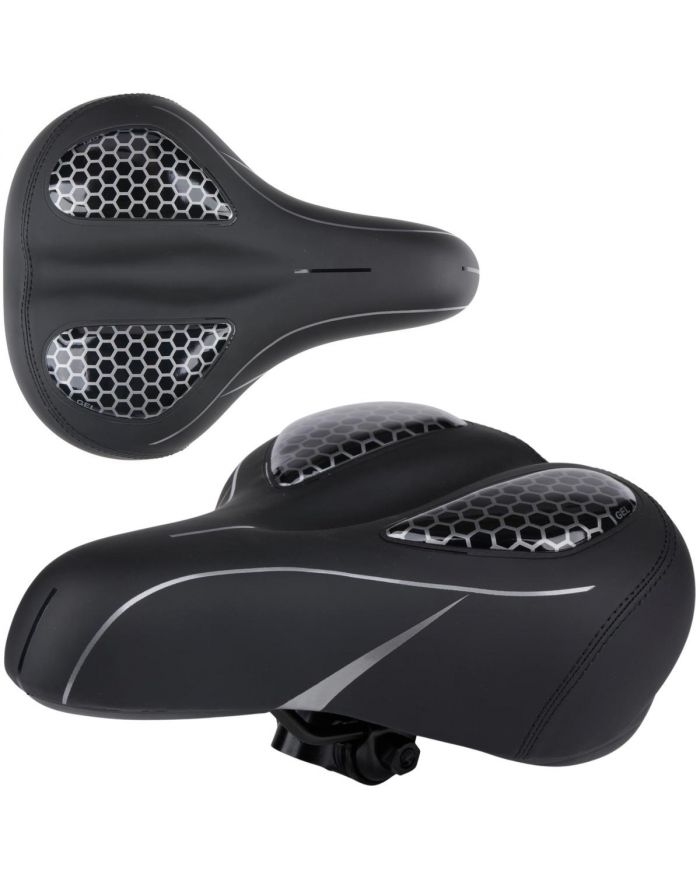 SIODŁO ROWEROWE SPORTOWE ŻELOWE 21x27CM DUNLOP