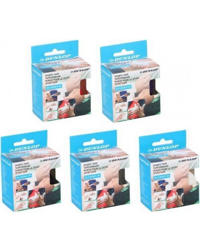 TAŚMA TEJP TAPE SPORTOWA KINESIOLOGICZNA 7,3Mx3,8CM BIAŁA DUNLOP