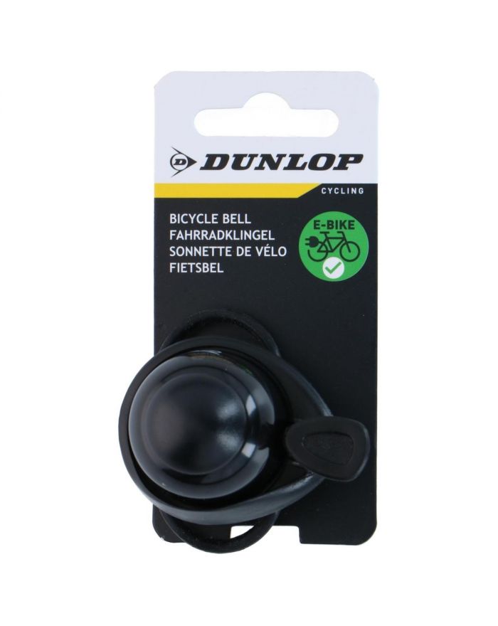 DZWONEK ROWEROWY GRUSZKA ŚR 35MM DUNLOP CZARNY