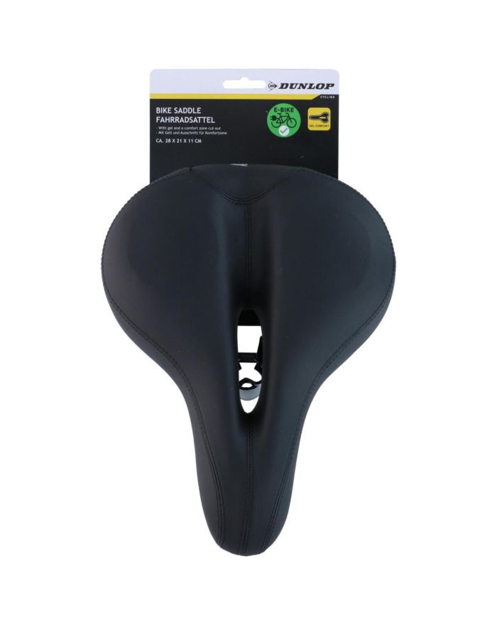 SIODŁO ROWEROWE SPORTOWE ŻELOWE 28x21CM DUNLOP