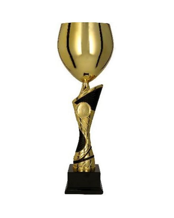 Puchar metalowy złoto-czarny EMIRA BK