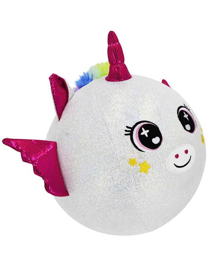 PIŁKA EMOJI 23CM JEDNOROŻEC BIAŁA
