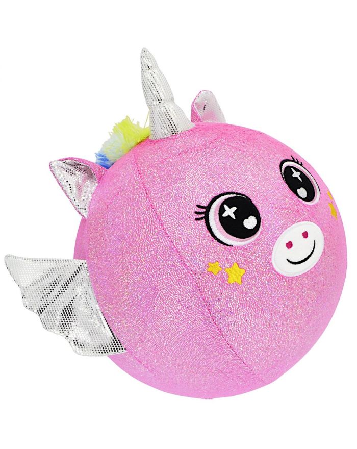 PIŁKA EMOJI 23CM JEDNOROŻEC RÓŻOWA