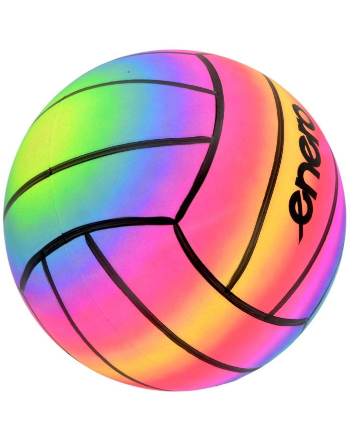 PIŁKA SIATKOWA WINYLOWA RAINBOW 21CM 200G ENERO
