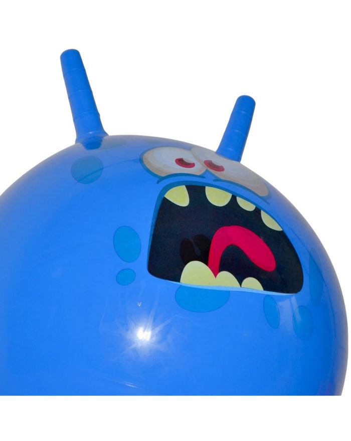 PIŁKA DO SKAKANIA Z ROGAMI SKOCZEK 45CM NIEBIESKA ENERO TOYS