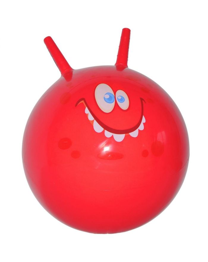 PIŁKA DO SKAKANIA Z ROGAMI SKOCZEK 45CM CZERWONY ENERO TOYS