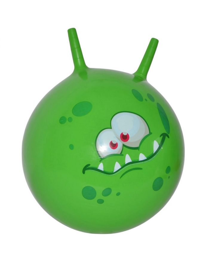 PIŁKA DO SKAKANIA Z ROGAMI SKOCZEK 45CM ZIELONY ENERO TOYS