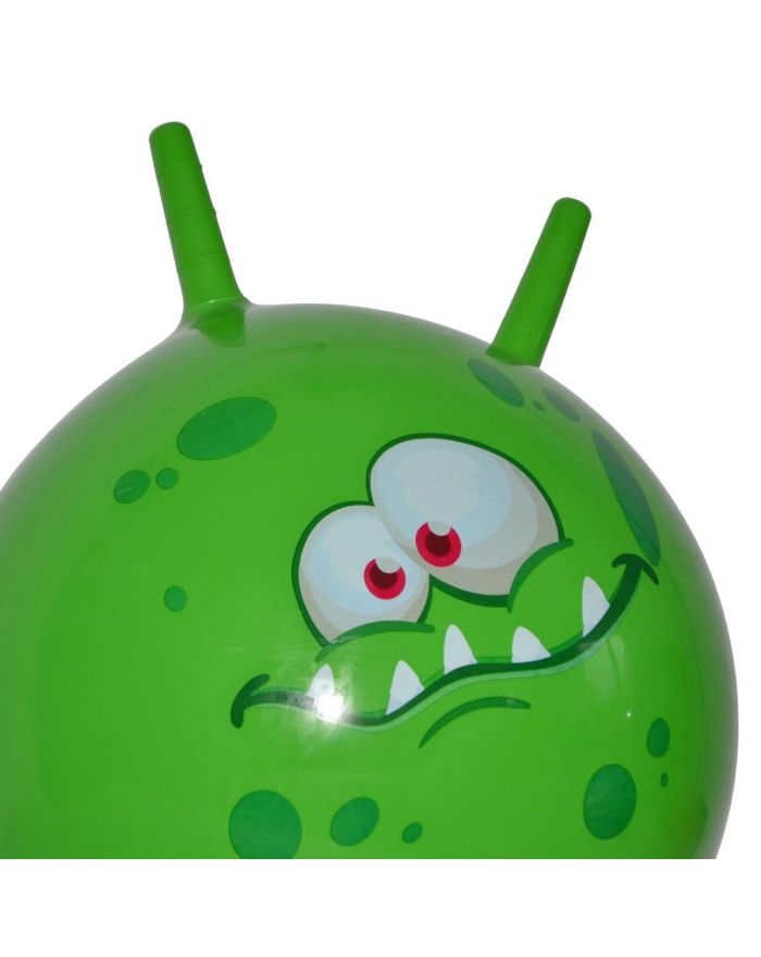 PIŁKA DO SKAKANIA Z ROGAMI SKOCZEK 45CM ZIELONY ENERO TOYS