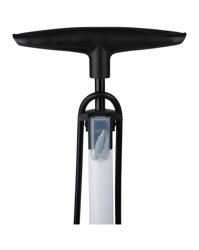 POMPKA WARSZTATOWO - ROWEROWA DUNLOP 174Psi (12Bar) Z ELEKTRONICZNYM MANOMETREM SKŁADANA PODSTAWA