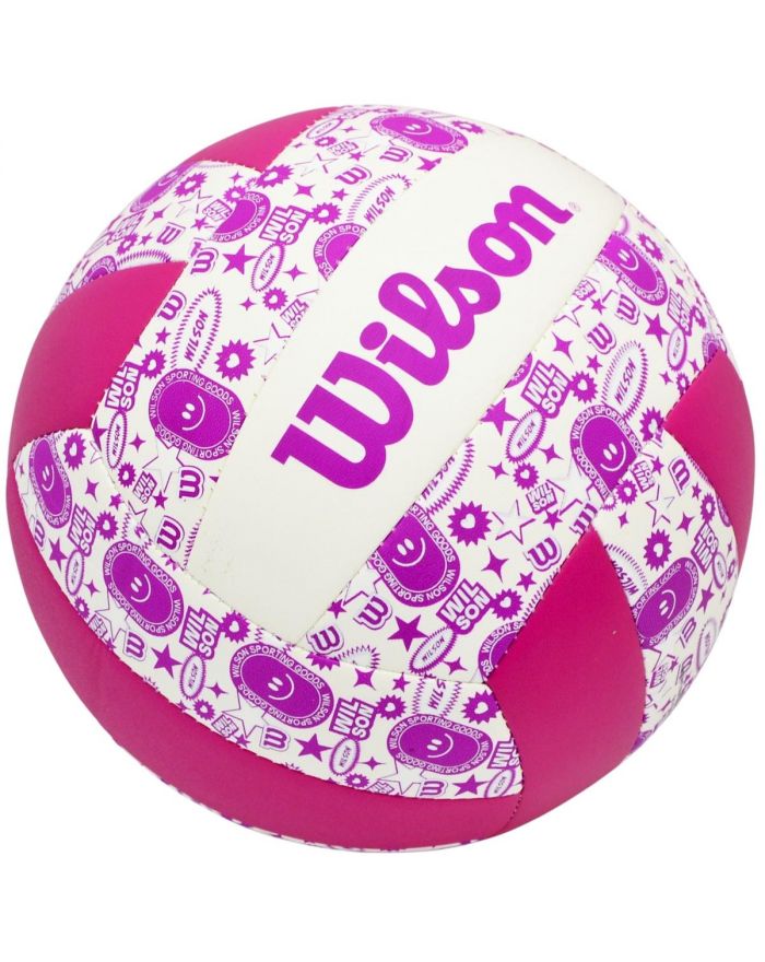 PIŁKA SIATKOWA WILSON STAMP VB FIOLETOWO BIAŁA