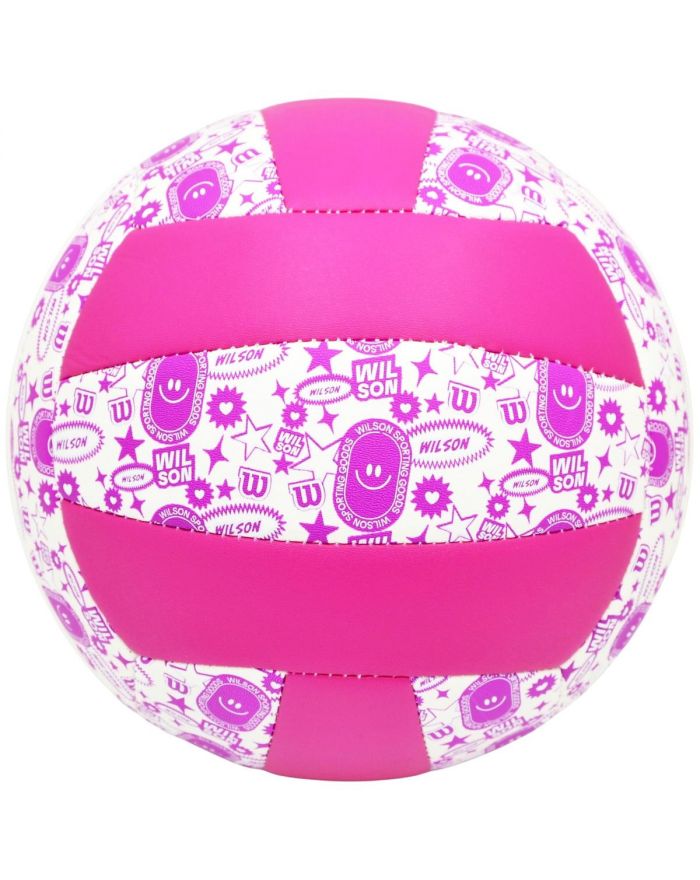 PIŁKA SIATKOWA WILSON STAMP VB FIOLETOWO BIAŁA