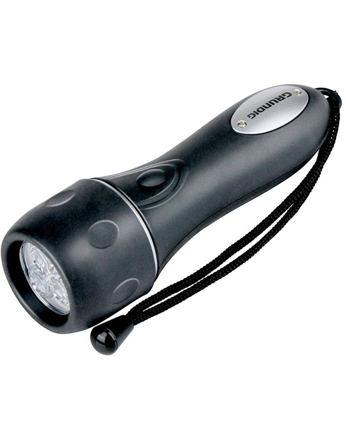 LATARKA RĘCZNA LED GRUNDIG 3 LED 16CM NA 2 BATERIE AA