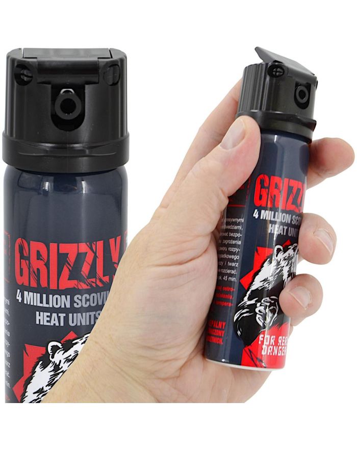GAZ PIEPRZOWY GRIZZLY GEL 4MLN SHU 26.4% OC 63ML STOŻEK 13063-C SHARG