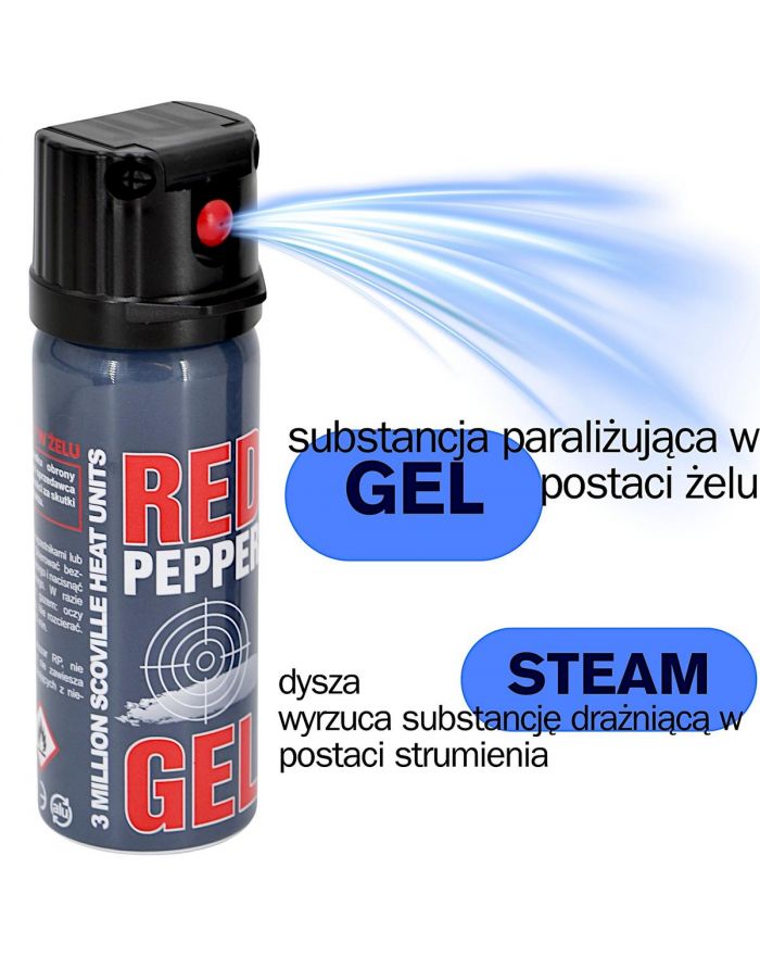 GAZ PIEPRZOWY GRAPHITE GEL 3MLN SHU STREAM 50ML 11050-S SHARG