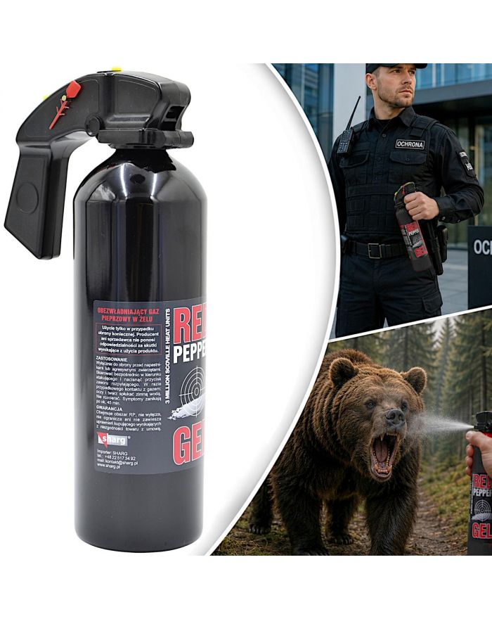 GAZ PIEPRZOWY GRAPHITE GEL 3MLN SHU 750ML HJF 11700-H-BLK SHARG