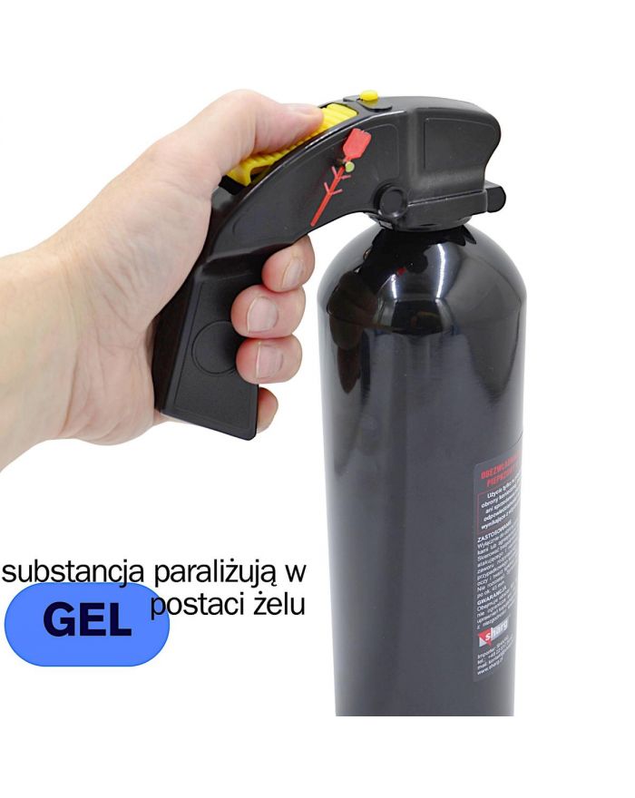 GAZ PIEPRZOWY GRAPHITE GEL 3MLN SHU 750ML HJF 11700-H-BLK SHARG